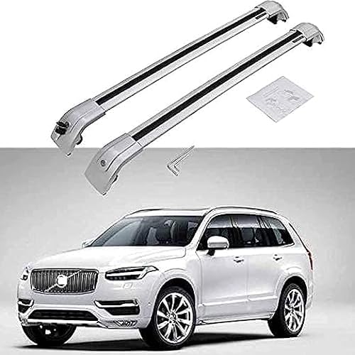 KAMNIK Imperiaal-dwarsbalk,voor Volvo XC90 2015-2020,imperiaalrails Bar Bagage Cargo Transportrack Auto-accessoires