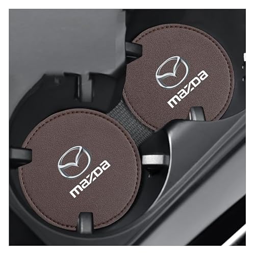 WEQTYSAB 2 stuks autobekeronderzetter, voor Mazda 6 III Sedan 2015-2017 antislip autobekerhouders autoonderzetters voor bekerhouders autoaccessoires,B