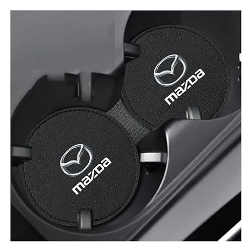 WEQTYSAB 2 stuks autobekeronderzetter, voor Mazda CX-50 SUV 2022+ antislip autobekerhouders autoonderzetters voor bekerhouders autoaccessoires,A