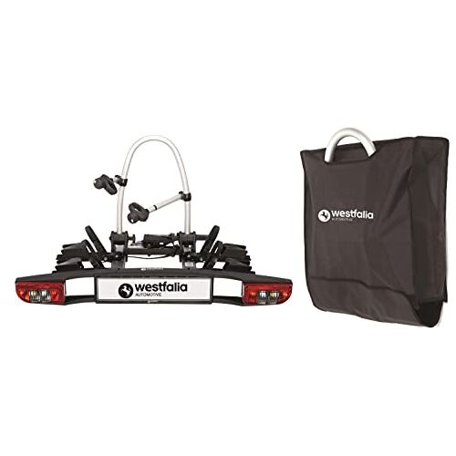 Westfalia-Automotive 350036900008 Fietsendrager voor de Trekhaak incl. Tas Inklapbare Koppelingsdrager voor 2 Fietsen, 60 kg Draagvermogen