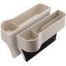 WSLZMM Autostoel Gap Organizer, Autostoel Opbergdoos voor KIA K4 2018-2023, Autostoel Organisator, Autostoel Gap Organizer Autostoel Organizer, A-Beige