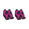 NeaxgeandX 2 set van 8 stuks autostoelhoezen slijtvast voor voertuigen alle seizoenen Suvs roze