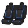 XIBANY Autostoelhoezen voor Toyota Proace I/Proace II/Proace Verso 2013-2022, Volledige Set Autostoelhoes, Antislip Comfortabele, Ademende Stoelbeschermingshoezen Voor en Achter,D Blue