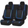 OTCPP Autostoelhoezen voor Kia EV6, Autostoelhoezenset Ademende antislip autostoelhoezen Autostoelhoezen voor en achter Accessoires,D Blue