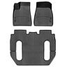 WeatherTech Vloermatten compatibel met: Tesla Model X (6 seater) Achter 18/10 / 2016 2016-20   Zwart   1ste & 2de rij