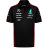 Mercedes-Benz Mercedes AMG Petronas Formula One Team Polo 2023, Zwart, 3XL