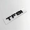 SHIDIFE 3d ABS Zwart TFSI Logo TDI Letters Kofferbak Embleem Badge for A3 A4 A5 A6 A7 A8 Q2 Q3 q5 Q7 Q8 TFSI TDI Sticker Accessoires (Color : TFSI Glossy Black)