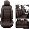 ZMLYQ autostoelhoes met 5 stoelen geschikt voor Mercedes Classe SL/Classe Sel/Classe SLK/Classe ML/Classe M/Vaneo Housse Siege Auto inwaterdicht/leer, bruin