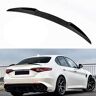 AniFM Koolstofvezel Spoiler voor 17-19 Alfa Romeo Giulia Quadrifoglio Stijl Trunk Lip Spoiler Wing Achterspoiler Lip Kit, Kofferbak Dak Trim Lip Spoiler Tail