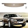 QINGNB Car Retractable Rear Trunk Parcel Shelf for Volvo XC60 2009-2017, Car Cargo Cover Boot Security Shield Luggage Shade Replacement Parcel Curtain Shelf Accessories