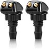 HEJIAL 2 X Auto Water Spray Jet Nozzle Voor Mitsubishi,Voor GT-PHEV,Voor XR-PHEV,Voor Delica,Voor Xpander L200,Voor Mirage,Voor Samurai EX,Voor FORTIS