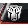 LEVEL 33 LTD Transformers Autobot Logo Auto Venster, Auto Bodywork, Laptop, Muursticker Brushed Metal