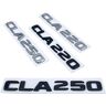 NIBOTT 3D Letters CLA180 CLA200 CLA220 CLA250 CLA260 4Matic ABS Emblem Fit for Mercedes Benz C118 W117 Kofferbak Achter Logo sticker (Color : Matte black, Size : 4Matic)