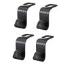 BEROZA Auto Haken, voor Audi Q2 Q3 Q3-Sportback Q4 Q4-Sportback Q5 Q5-Sportback Q7 Q8 Lederen Auto Organizer Tas Haken Hoofdsteun Hanger voor Hang Tas Handtas Boodschappentassen,B 4PCS