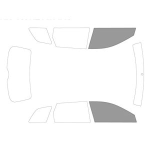 Variance Auto Getinte folie voor autoruiten, zwart (Black 35) Variance Auto Getinte folie voor autoruiten, zwart (Black 35)