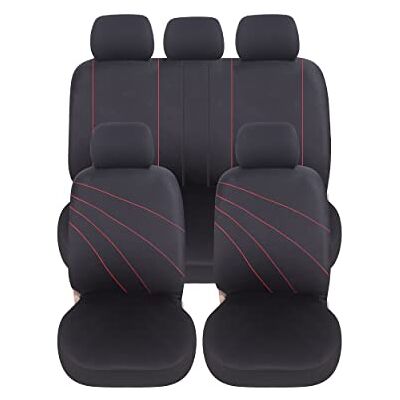 Lupex Shop - Universeel autostoelhoezen, polyester, 9-delig Lupex Shop - Universeel autostoelhoezen, polyester, 9-delig