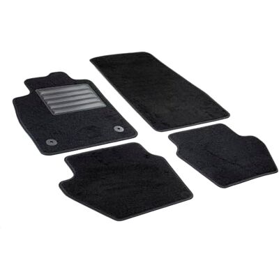 MTM MDM SP-7420 Zwarte Maatwerk Voetmatten voor Ford Fiesta VII - Vloermatten MTM MDM SP-7420 Zwarte Maatwerk Voetmatten voor Ford Fiesta VII - Vloermatten