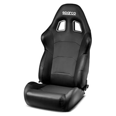 Sparco R500 Torino Autostoel - Zwart - Verstelbaar Sparco R500 Torino Autostoel - Zwart - Verstelbaar