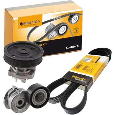Contitech 6PK1318WP1 Waterpomp en riemset - Waterpomp & riem Contitech 6PK1318WP1 Waterpomp en riemset - Waterpomp & riem