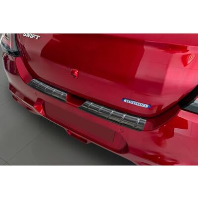 AVISA Zwart RVS Achterbumperbeschermer voor Suzuki Swift VI 2024 - Auto Accessoire AVISA Zwart RVS Achterbumperbeschermer voor Suzuki Swift VI 2024 - Auto Accessoire