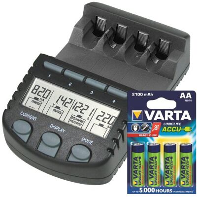 Technoline BC 700 Batterijlader - 9-in-1 Zwart Technoline BC 700 Batterijlader - 9-in-1 Zwart
