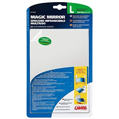Easy-Fit 178X254mm Flexibele Breekvrije HoogReflecterende Plastic Spiegel - Spiegel Easy-Fit 178X254mm Flexibele Breekvrije HoogReflecterende Plastic Spiegel - Spiegel