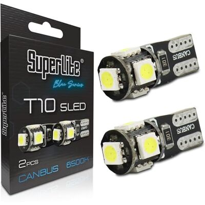 Superlite Positielamp T10 5 LED wit - Helder wit licht Superlite Positielamp T10 5 LED wit - Helder wit licht