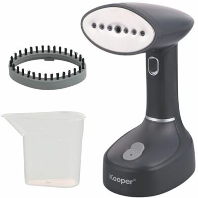 GALILEO Kooper Strijkijzer, verticaal, inklapbaar, 1400 W, grijs en zilver GALILEO Kooper Strijkijzer, verticaal, inklapbaar, 1400 W, grijs en zilver