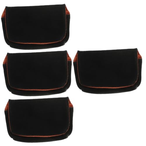 Gadpiparty 4Pcs Camera Opbergtas Kleine Camera Tas Camera Case Tas Camera Case Kleine Camera Gevallen Draagbare Camera Tas Camera Tas Kleine Digitale Camera Handtas Super Fiber Leer Stof