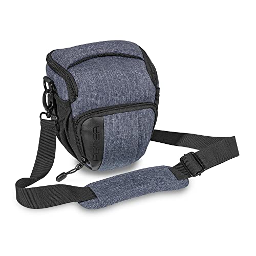 PEDEA Cameratas Fashion Grijs 13x17,5x15,5 cm Fototas voor Spiegelreflexcamera's Kleine cameratas Schoudertas voor camera Camera Bag voor systeemcamera