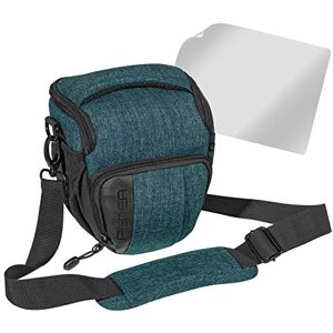 PEDEA DSLR-cameratas "Fashion" met displaybeschermfolie voor Canon EOS 5DS R M6 M100 100D G1X Mark III SX740 / Nikon Z6 D850 / Panasonic Lumix DC GH5 GX800 / Sony Alpha 6000 6500, maat M petrol PEDEA DSLR-cameratas "Fashion" met displaybeschermfolie voor Canon EOS 5DS R M6 M100 100D G1X Mark III SX740 / Nikon Z6 D850 / Panasonic Lumix DC GH5 GX800 / Sony Alpha 6000 6500, maat M petrol