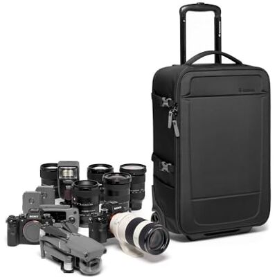 Manfrotto Advanced Fast III Professional Camera Backpack for Reflex/Mirrorless with Lenses and Laptop, with Interchangeable Padded Dividers, Side Access, Tripod Mount Manfrotto Advanced Fast III Professional Camera Backpack for Reflex/Mirrorless with Lenses and Laptop, with Interchangeable Padded Dividers, Side Access, Tripod Mount