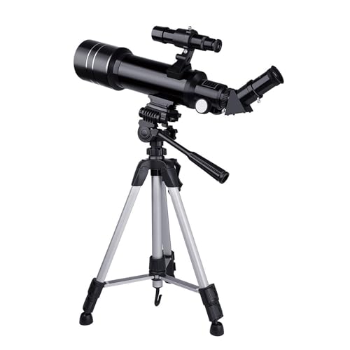 XIKDJ Astronomische telescoop, FMC-refractortelescopen met verstelbaar statief en kompaszoeker Draagbare reistelescoop Draagbare spotting scope Perfect voor volwassen kinderen en tieners