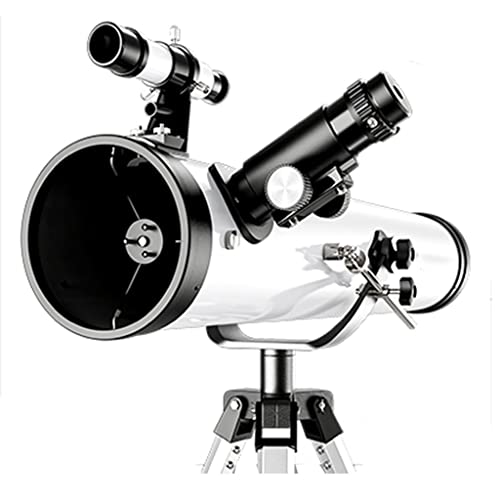 CCNGDS Telescoop voor volwassenen, kinderen, astronomie, beginners, astronomische telescoop met 114 mm diafragma, voor kinderen telescoop met telefoonadapter goed (Vit E)