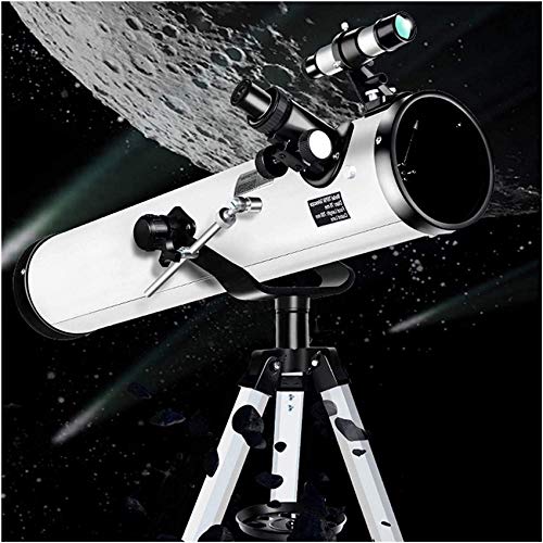 IZFRQMGL Telescopen voor volwassen astronomie, 114 mm telescopen voor astronomie beginners, astronomische telescoop, draagbare reistelescoop voor beginners, kinderen en volwassenen met aluminium