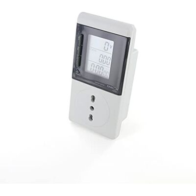 Chacon energie meter - Meet verbruik - 3500W - Italiaanse stekker Chacon energie meter - Meet verbruik - 3500W - Italiaanse stekker