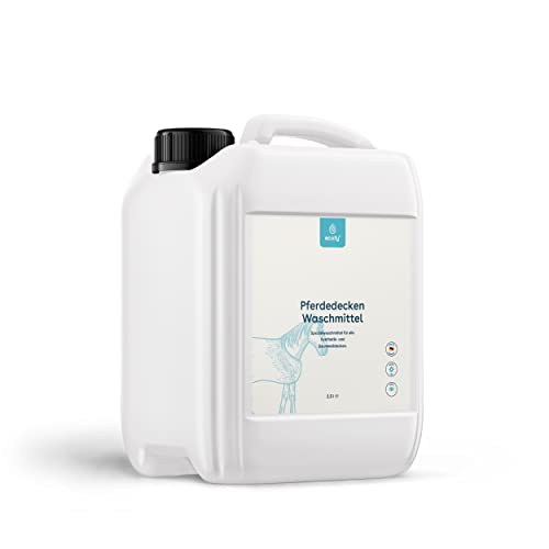 eco:fy Paardendeken, wasmiddel, Rug Wash, dekenwasmiddel voor ademende synthetische en katoenen dekens (2,5 liter)