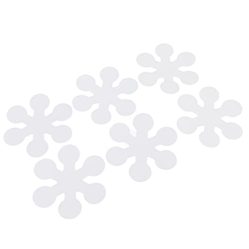 Zooke Badkuipsticker, 20 Stuks Sneeuwbloemvorm Sterke Zelfklevende Badsticker voor Deuren en Trappen