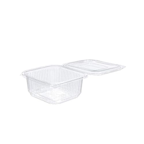 JJ LMS Voedselcontainers 500 cc PAK 50 st. geschikt voor gebruik in MICROWAVE + GIFT 10 Stickers (Bon appetit) hermetische herbruikbare voedselcontainers herbruikbare plastic voedselcontainer met deksel