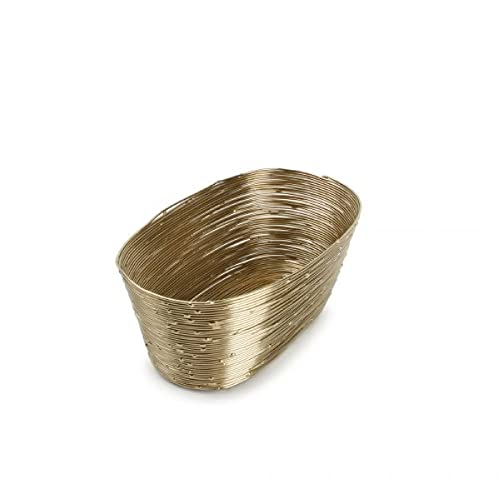 S|P Collection Draadmand 17,5x10xH7cm goud Wire