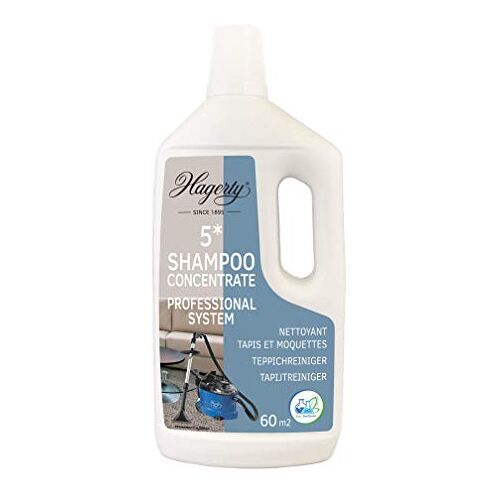 Hagerty tapijtreiniger 1L Shampoo Concentrate I Tapijtshampoo voor waszuiger om vlekken en geuren te verwijderen I Zeer effectieve textielreiniger concentraat voor reiniging tot in de poriën