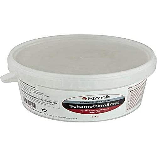 Fermit Chamotmortel 3 kg in emmer  chamotmortel