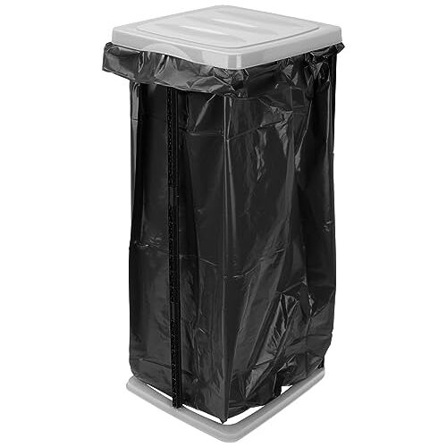 Mojawo Vuilniszakhouder, afvalbak, afvalcontainer voor 60 l vuilniszakken, afvalbak, vuilniszakhouder, gele zak