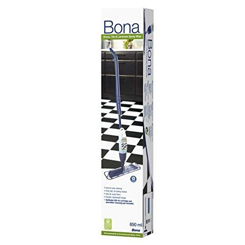 Bona Premium Spray Mop 0,85L Harde Vloer, Tegel & Laminaat Reiniger Microvezel Reinigingspad