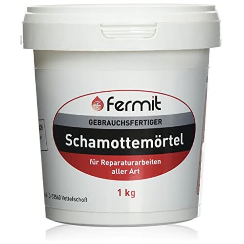 Fermit chamotmortel 1 kg vuurvaste lijm mortel vuurvaste mortel