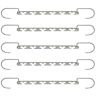 1ABOVE Ruimtebesparende Hangers  Metalen Magische Hangers   Garderobe Ruimtebesparend   Roestvrij staal   Ruimtebesparende Garderobe Kleding Hanger Organizer Kast Ruimtebesparende Hangers (5)