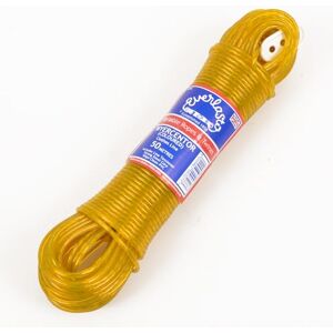 Everlasto Wyercentor Stalen Kern Waslijn - 50M - Geel Everlasto Wyercentor Stalen Kern Waslijn - 50M - Geel