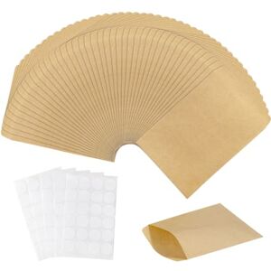 Carehabi 150 stuks papieren zakken klein 6 x 10 cm, zadenzakjes, mini-papieren zakjes van kraftpapier, bruin voor gastgeschenken, sieraden, snoep, kerstkaart, munten, adventskalender om te vullen Carehabi 150 stuks papieren zakken klein 6 x 10 cm, zadenzakjes, mini-papieren zakjes van kraftpapier, bruin voor gastgeschenken, sieraden, snoep, kerstkaart, munten, adventskalender om te vullen