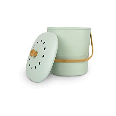 Birambeau Compost emmer 3,5 liter, kleur groen Birambeau Compost emmer 3,5 liter, kleur groen