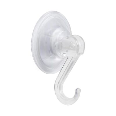 Levitantes Scharnierhaak met zuignap, diameter 55 mm, verpakking met 2 stuks, ideaal voor het ophangen van voorwerpen op gladde oppervlakken en om vallen te voorkomen. Levitantes Scharnierhaak met zuignap, diameter 55 mm, verpakking met 2 stuks, ideaal voor het ophangen van voorwerpen op gladde oppervlakken en om vallen te voorkomen.